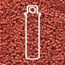 11/0 Delica Seed Beads - Opaque Glaze Red - 7.6gm