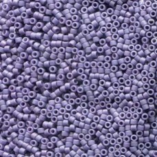 11/0 Miyuki Delica Beads - Frost Opaque Glaze Purple