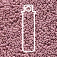 11/0 Miyuki Delica Beads - Frost Opaque Glaze Mauve - 7.2gm