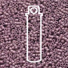 11/0 Delica Seed Beads - Frost Opaque Glaze Plum - 7.2gm