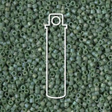 11/0 Delica Beads - Frost Opaque Glaze Rainbow Shamrock - 7.2gm