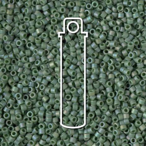 11/0 Delica Beads - Frost Opaque Glaze Rainbow Shamrock - 7.2gm 11/0 Delica Beads - Frost Opaque Glaze Rainbow Shamrock - 7.2gm