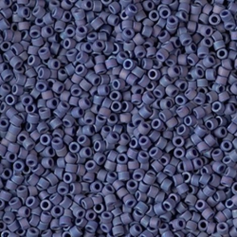 11/0 Miyuki Delica Beads - Matte Opaque Glazed Navy - 7.2gm 11/0 Miyuki Delica Beads - Matte Opaque Glazed Navy - 7.2gm