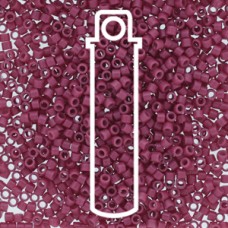 11/0 Delica Beads - Duracoat Opaque Raspberry