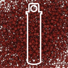 11/0 Delica Beads - Duracoat Opaque Barn Red