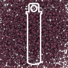 11/0 Delica Beads - Duracoat Opaque Grape Purple