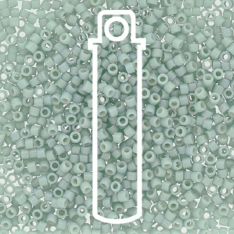 11/0 Delica Beads - Duracoat Opaque Ocean Spray - 7.2gm 11/0 Delica Beads - Duracoat Opaque Ocean Spray - 7.2gm