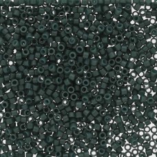 11/0 Delica Beads - Duracoat Opaque Spruce Green - 50gm Bulk Pack