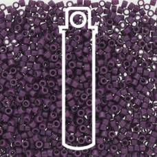 11/0 Delica Beads - Duracoat Opaque Dark Purple