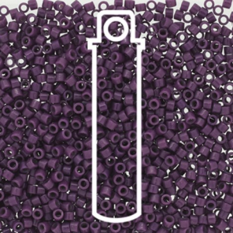 11/0 Delica Beads - Duracoat Opaque Dark Purple