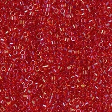 11/0 Delica Beads - Fancy Lined Siam - 7.2gm