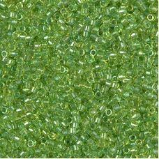 11/0 Delica Beads - Fancy Lined Celery - 7.2gm