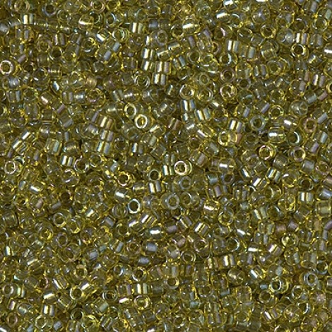 11/0 Delica Beads - Fancy Lined Olive - 7.2gm