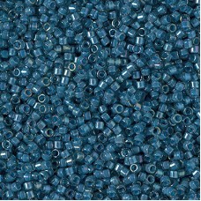 11/0 Delica Beads - Inside LIned Stormy Blue - 7.6gm