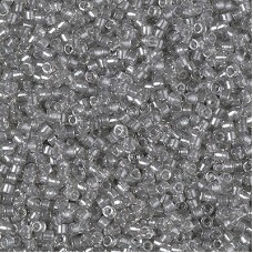 11/0 Delica Beads - Inside LIned Silver - 7.6gm