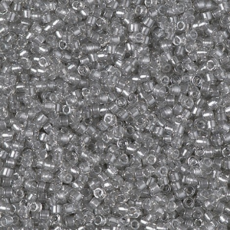 11/0 Delica Beads - Inside LIned Silver - 7.6gm