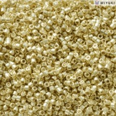 11/0 Delica Duracoat Seed Beads - Galvanised Yellow - 7.6gm