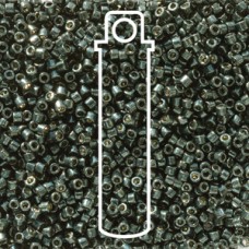 11/0 Delica Duracoat Seed Beads - Galvanised Black Moss - 7.2gm