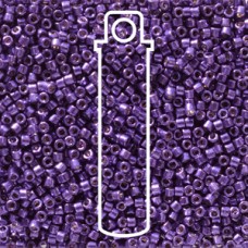 11/0 Delica Duracoat Seed Beads - Galvanised Lilac Night