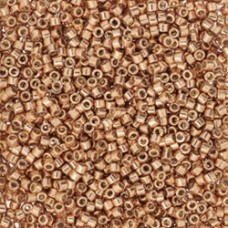 11/0 Delica Duracoat Seed Beads - Galvanised Rose Gold - 7.6gm