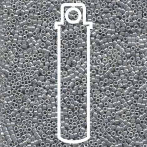 11/0 Delica Seed Beads - Ceylon Grey - 7.2gm