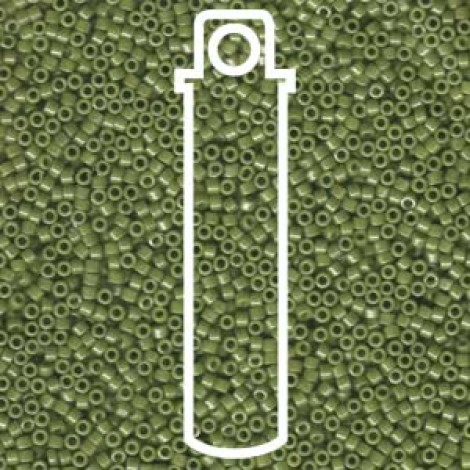 11/0 Delica Seed Beads - Opaque Cactus - 7.2gm 11/0 Delica Seed Beads - Opaque Cactus - 7.2gm