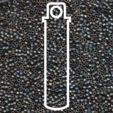 11/0 Delica Seed Beads - Matte Metallic Silver Grey