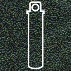 11/0 Delica Seed Beads - Matte Metallic Teal Iris