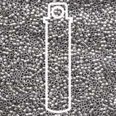 11/0 Delica Seed Beads - Matte Palladium Plated - 7.2gm