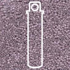 11/0 Delica Seed Beads - Matte Opaque Lavender - 7.2gm