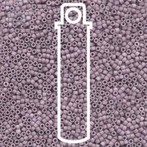 11/0 Delica Seed Beads - Matte Opaque Lavender - 7.2gm 11/0 Delica Seed Beads - Matte Opaque Lavender - 7.2gm