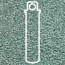 11/0 Delica Seed Beads - Matte Metallic Seafoam Green