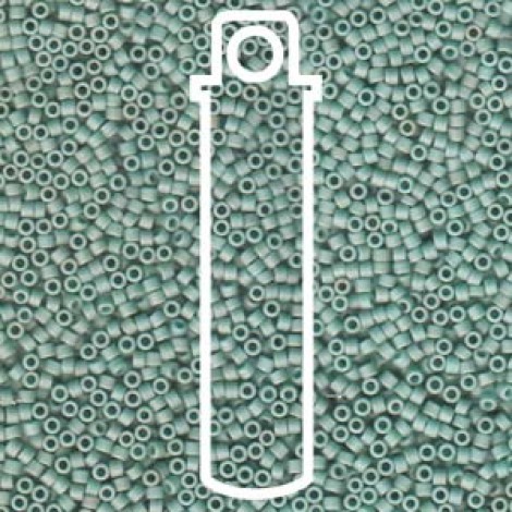 11/0 Delica Seed Beads - Matte Opaque Seafoam Green - 6.7gm