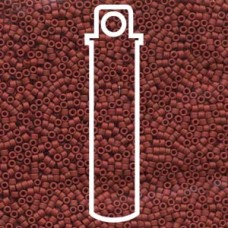 11/0 Delica Seed Beads - Matte Metallic Dark Maroon - 7.2gm