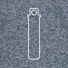 11/0 Delica Seed Beads - Matte Transparent Shadow Grey - 7.2gm