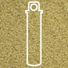 11/0 Delica Seed Beads - Matte Transparent Pale Topaz - 7.2gm
