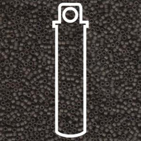 11/0 Delica Seed Beads - Matte Transparent Smoky Quartz - 50gm Bulk Pack 11/0 Delica Seed Beads - Matte Transparent Smoky Quartz - 50gm Bulk Pack