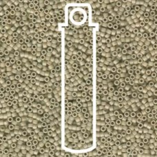 11/0 Delica Seed Beads - Matte Opaque Bone Luster - 7.6gm