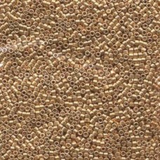 11/0 Miyuki Delica Seed Beads - Galvanised Gold - 50gm Bulk Pack
