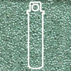11/0 Delica Seed Beads - Galvanized Green - 100gm factory bulk pack