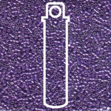 11/0 Delica Seed Beads - Galvanized Dyed Purple - 7.2gm