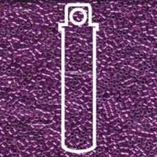 11/0 Delica Seed Beads - Galvanized Dyed Fuchsia - 7.2gm