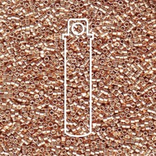 11/0 Delica Seed Beads - Galvanized Champagne - 7.2gm