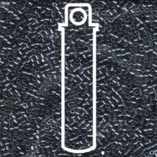 11/0 Delica Seed Beads - Galvanised Dark Gunmetal - 7.2gm