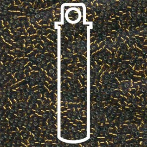 11/0 Delica Seed Beads - Silver Lined Golden Olive - 7.2gm