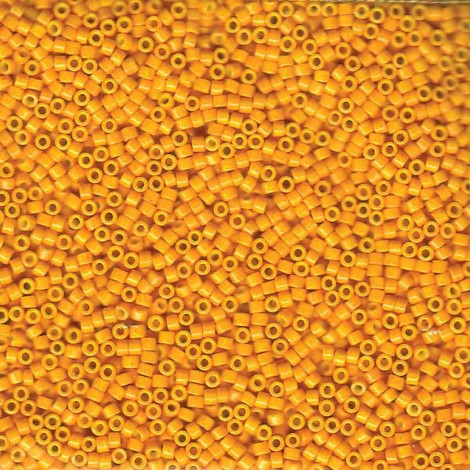 11/0 Delica Seed Beads - Dyed Opaque Squash - 50gm Bulk Pack 11/0 Delica Seed Beads - Dyed Opaque Squash - 50gm Bulk Pack