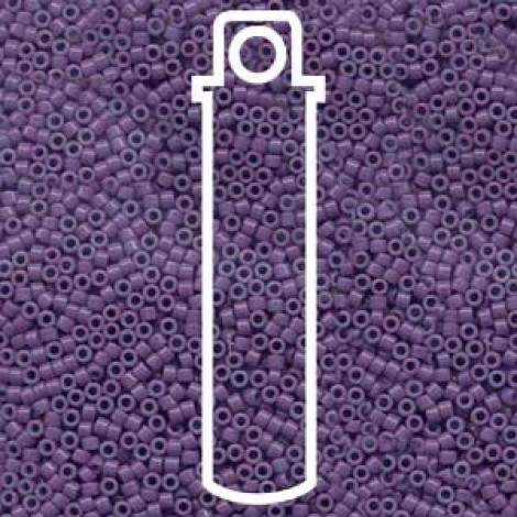11/0 Delica Seed Beads - Dyed Opaque Lavender - 7.2gm