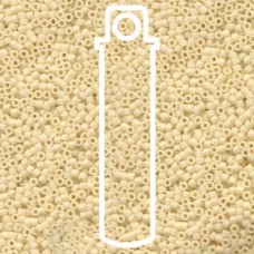 11/0 Delica Seed Beads - Matte Opaque Cream