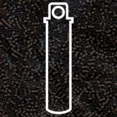 11/0 Delica Seed Beads - Matte Transparent Root Beer - 7.2gm