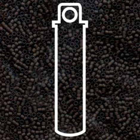 11/0 Delica Seed Beads - Matte Transparent Root Beer - 7.2gm 11/0 Delica Seed Beads - Matte Transparent Root Beer - 7.2gm